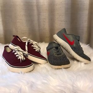 Lot of Boys Size 12 shoes Nike and Old Navy